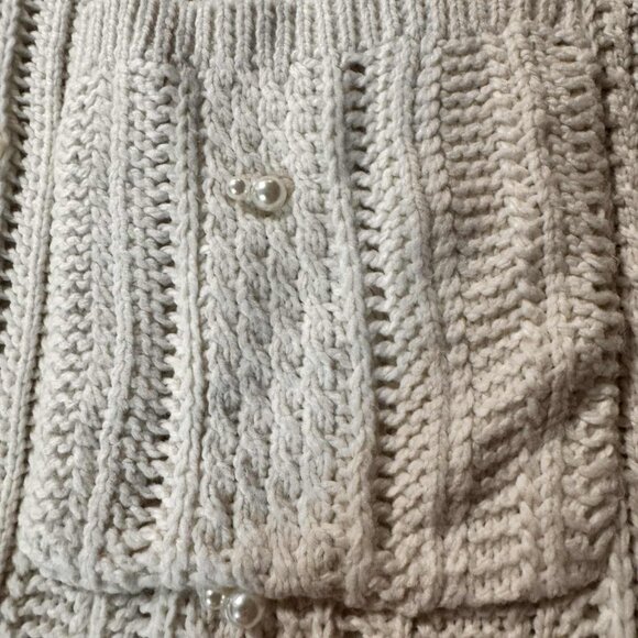 2X Future Collective NWT Women's Pearl Embellished Relaxed Cardigan - Picture 6 of 11